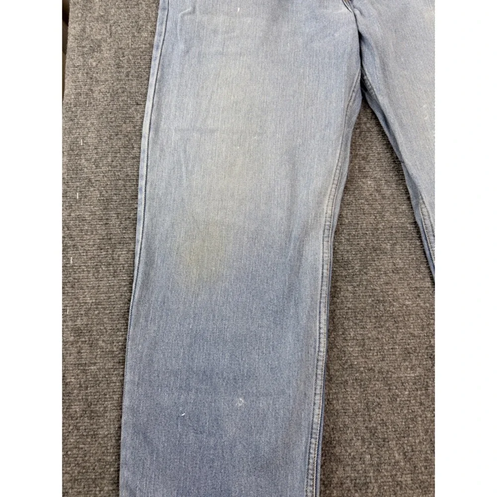 Levis 550 Relaxed Fit Mens Jeans 36x34 Light Wash Blue Cotton Denim‎ 550-0261